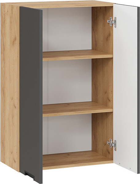 Изображение товара Шкаф навесной для кухни ТриЯ Гренада 1ВВ6 с двумя дверьми (дуб крафт золотой/холст вулкан)