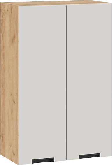 Изображение товара Шкаф навесной для кухни ТриЯ Гренада 1ВВ6 с двумя дверьми (дуб крафт золотой/холст мокко)