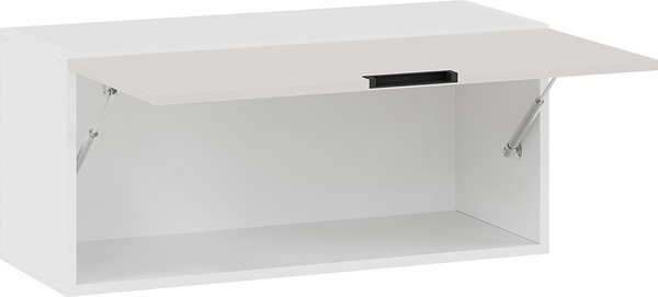 Изображение товара Шкаф навесной для кухни ТриЯ Гренада 1В8Г с одной откидной дверью (белый/холст мокко)