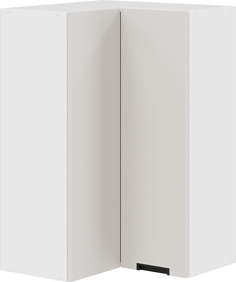 Изображение товара Шкаф навесной для кухни ТриЯ Гренада 1ВВ6УП угловой прямой (белый/холст мокко)