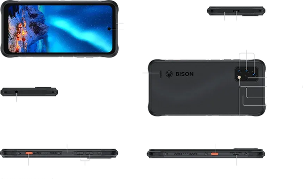 Изображение товара Смартфон Umidigi Bison 2 6GB/128GB (черный)