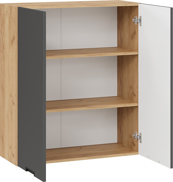 Изображение товара Шкаф навесной для кухни ТриЯ Гренада 1ВВ8 с двумя дверьми (дуб крафт золотой/холст вулкан)