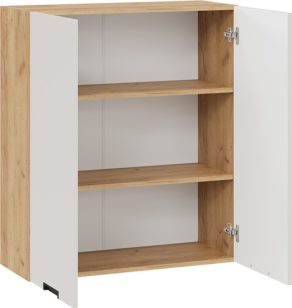 Изображение товара Шкаф навесной для кухни ТриЯ Гренада 1ВВ8 с двумя дверьми (дуб крафт золотой/холст мокко)