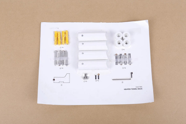 Изображение товара Полотенцесушитель электрический Wellerein LD0107 (50x80, белый)