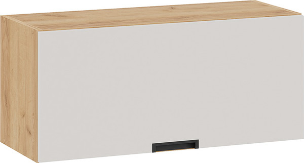 Изображение товара Шкаф навесной для кухни ТриЯ Гренада 1В8Г с одной откидной дверью (дуб крафт золотой/холст мокко)