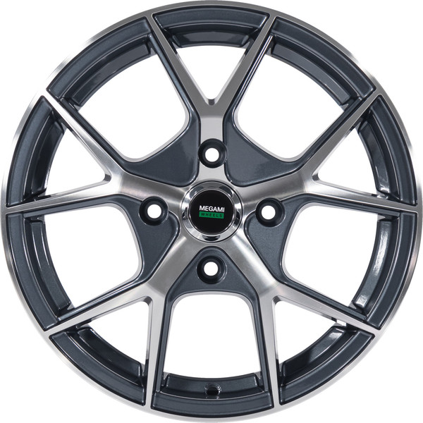 Изображение товара Литой диск Megami MGM-18FF 15x6" 4x100мм DIA 60.1мм ET 47мм GMF