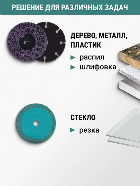 Изображение товара Набор отрезных дисков Vira 76мм / 593109 (9шт)