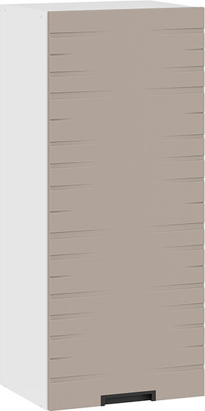 Изображение товара Шкаф навесной для кухни ТриЯ 1ВВ4-Ф Гренада 1ВВ4 с одной дверью (белый/холст латте)