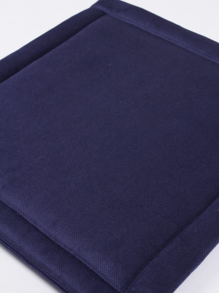 Изображение товара Комплект подушек на стул BIO-LINE Кабрио с завязками 40x40 / PKK2 (2шт, темно-синий)