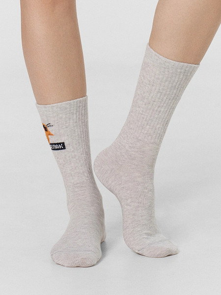 Изображение товара Носки Mark Formelle 217G-2663 (р.23-25, св.серый меланж-7/рис.2663, 7 пар)