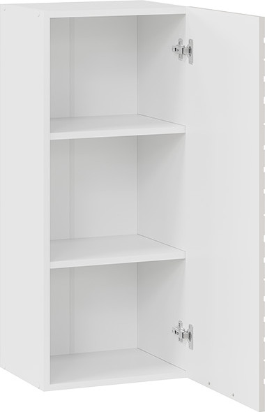 Изображение товара Шкаф навесной для кухни ТриЯ 1ВВ4-Ф Гренада с одной дверью (белый/холст мокко)