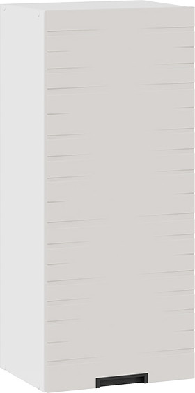 Изображение товара Шкаф навесной для кухни ТриЯ 1ВВ4-Ф Гренада с одной дверью (белый/холст мокко)