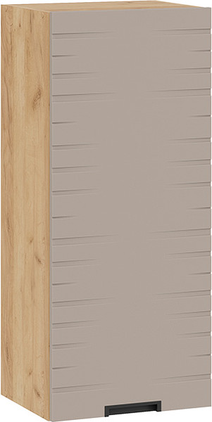 Изображение товара Шкаф навесной для кухни ТриЯ 1ВВ4-Ф Гренада 1ВВ4 с одной дверью (дуб крафт золотой/холст латте)