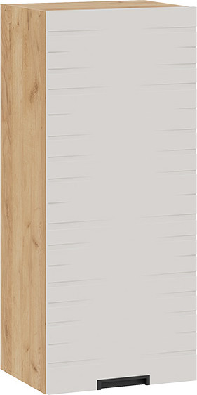 Изображение товара Шкаф навесной для кухни ТриЯ 1ВВ4-Ф Гренада с одной дверью (дуб крафт золотой/холст мокко)