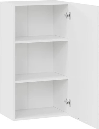 Изображение товара Шкаф навесной для кухни ТриЯ 1ВВ5-Ф Гренада с одной дверью (белый/холст белый)