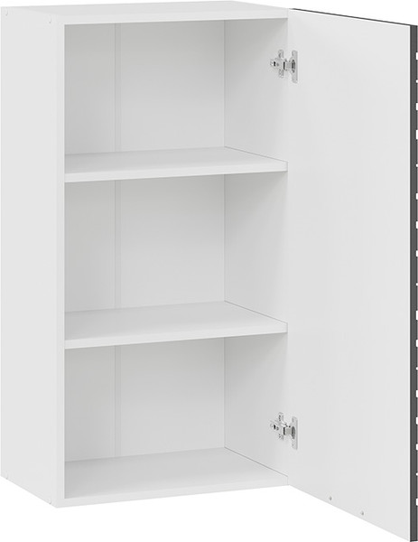 Изображение товара Шкаф навесной для кухни ТриЯ 1ВВ5-Ф Гренада с одной дверью (белый/холст вулкан)