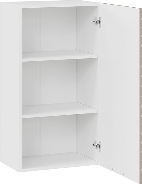 Изображение товара Шкаф навесной для кухни ТриЯ 1ВВ5-Ф Гренада с одной дверью (белый/холст латте)