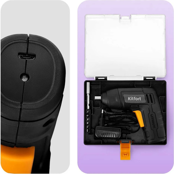 Изображение товара Электроотвертка Kitfort КТ-6508