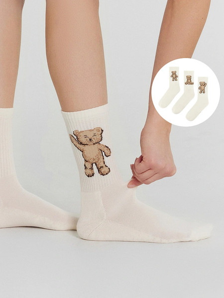 Изображение товара Носки Mark Formelle 287A-2530 (р.23-25, молочный-3, 3 пары)