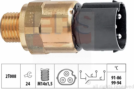 Изображение товара Датчик включения вентилятора EPS 1.850.617