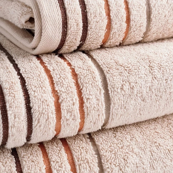 Изображение товара Набор полотенец ЦУМ 1947 Хавана-2 Махра 40x70/70x140 600г (светло-бежевый)