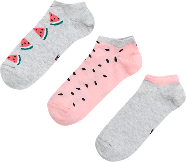 Изображение товара Носки детские Mark Formelle 406A-2369 (р.18, светло-серый меланж/розовый)