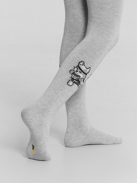 Изображение товара Колготки детские Mark Formelle 700K-2798 (р.128-134, светло-серый меланж)