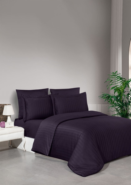 Изображение товара Комплект постельного белья DO&CO Семейный Delux / 12215 (фиолетовый)