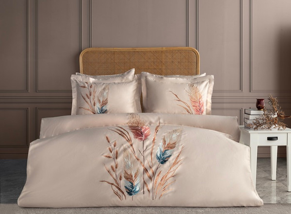 Изображение товара Комплект постельного белья Dantela Vita Bohem / 12355 (бежевый)