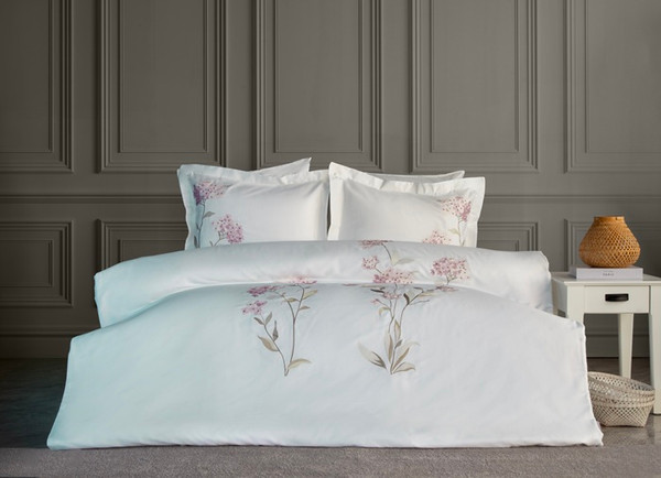 Изображение товара Комплект постельного белья Dantela Vita Lavinya / 12356 (пудра)