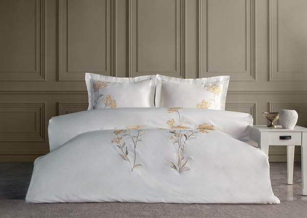 Изображение товара Комплект постельного белья Dantela Vita Lavinya / 12356 (желтый)