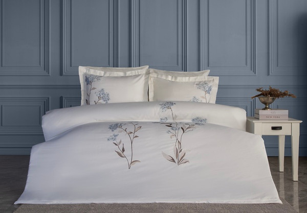 Изображение товара Комплект постельного белья Dantela Vita Lavinya / 12356 (голубой)