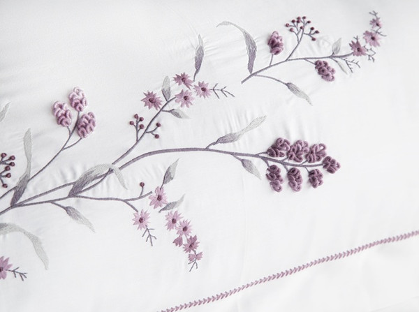 Изображение товара Комплект постельного белья Dantela Vita Sementa / 12360 (баклажан)