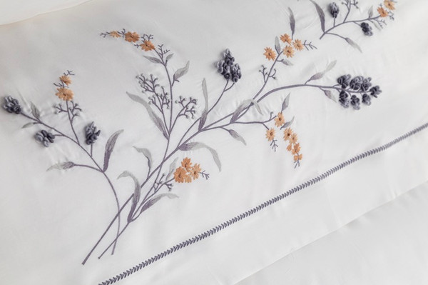 Изображение товара Комплект постельного белья Dantela Vita Sementa / 12360 (антрацит)