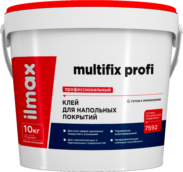 Изображение товара Клей для напольных покрытий ilmax Multifix Profi (10кг)