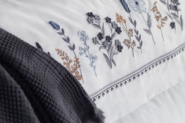 Изображение товара Комплект постельного белья Dantela Vita Veria / 12361 (антрацит)