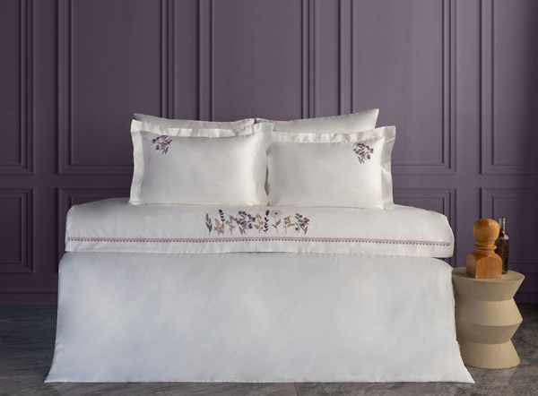 Изображение товара Комплект постельного белья Dantela Vita Veria / 12361 (баклажан)