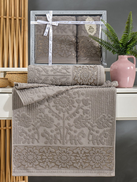 Изображение товара Набор полотенец Philippus Lydia / 12370 (2шт, бежевый)