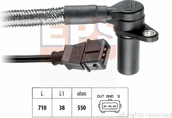 Изображение товара Датчик положения коленвала EPS 1.953.230