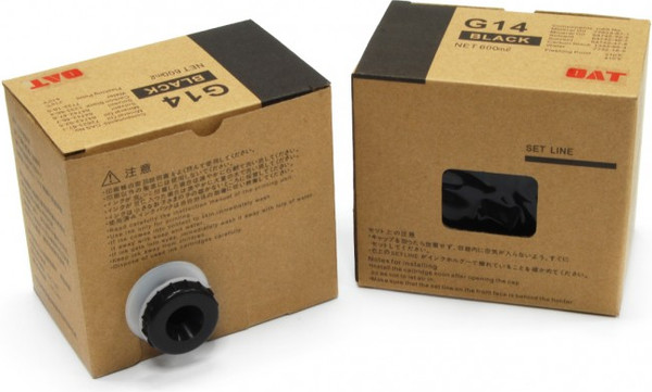 Изображение товара Краска для ризографа OAT Для DUPLO G200/300 / InkG14bl (600мл, черный)