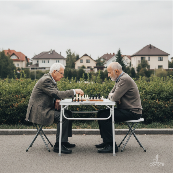 Изображение товара Комплект складной мебели Coyote Стол HKTB-1027M + Табурет AC-D96 (2шт, белый)