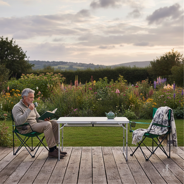 Изображение товара Комплект складной мебели Coyote HKTB-1030L / HKC-1046 (темно-зеленый)