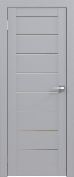 Изображение товара Дверь межкомнатная Юни Амати 01 60x200 (грей/стекло белое)