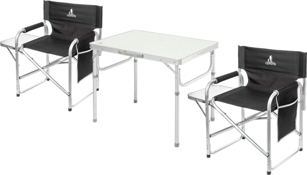 Изображение товара Комплект складной мебели Coyote HKTB-1027M / HKC-1046 (черный)