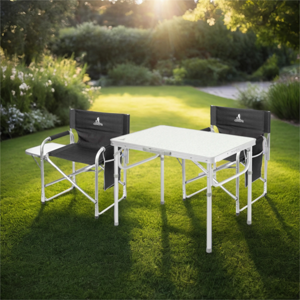 Изображение товара Комплект складной мебели Coyote HKTB-1027M / HKC-1046 (черный)