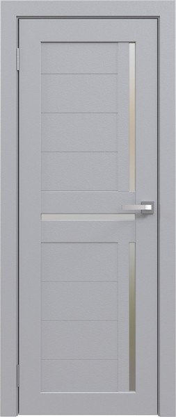 Изображение товара Дверь межкомнатная Юни Амати 18 90x200 (грей/стекло белое)