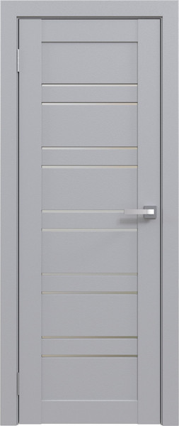Изображение товара Дверь межкомнатная Юни Амати 25 90x200 (грей/стекло белое)