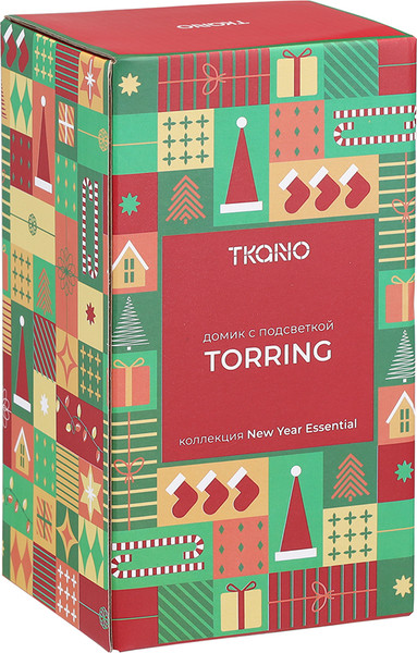 Изображение товара Световая фигурка Tkano Домик с подсветкой Aulum New Year Essential / TK25-NY_LH0012