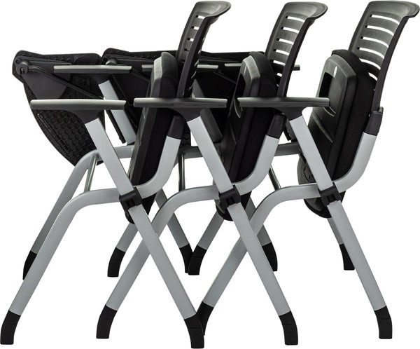 Изображение товара Стул офисный Бюрократ X-Click-PP со столиком (черный/серый)