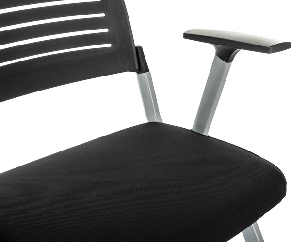 Изображение товара Стул офисный Бюрократ X-Click-PP со столиком (черный/серый)